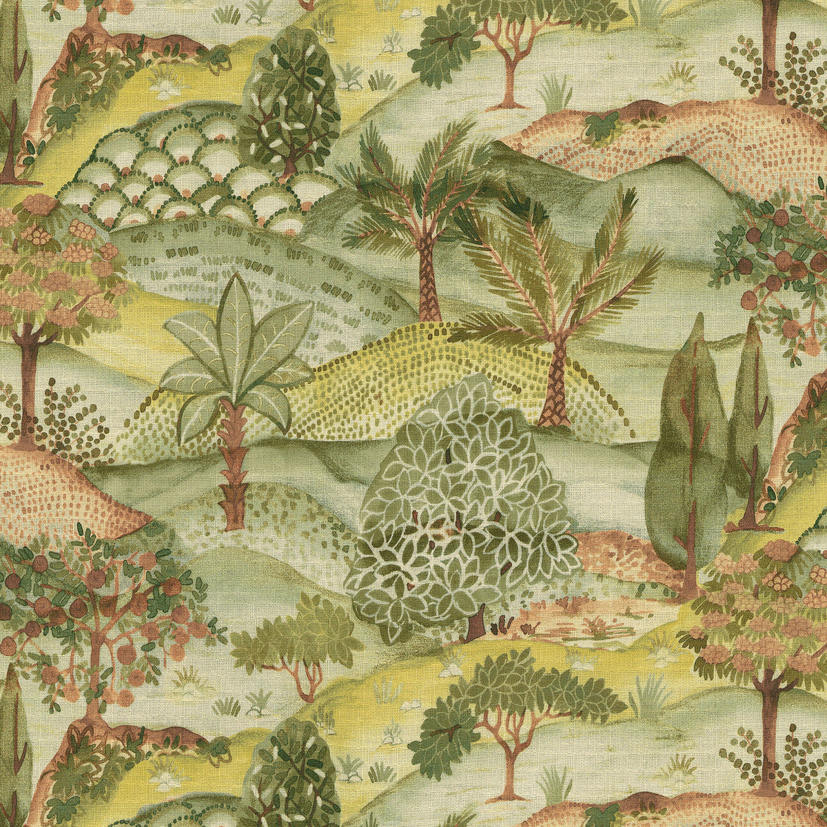 P/K Lifestyles Walk In The Park - Sunkiss 472320 Upholstery Fabric