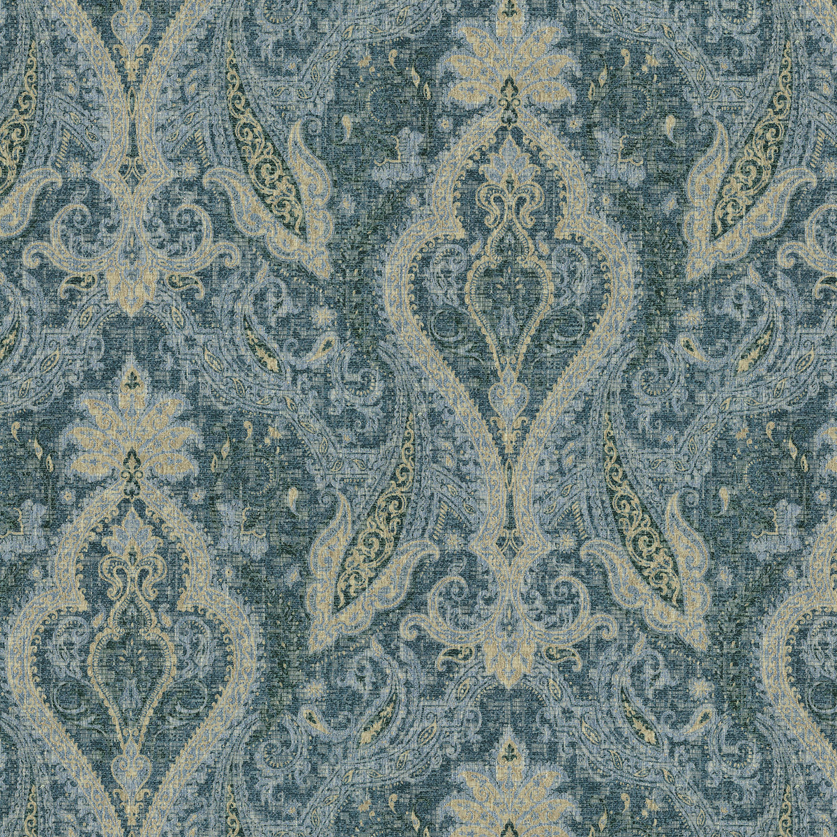 P/K Lifestyles Woven Through - Lapis 472340 Fabric Swatch