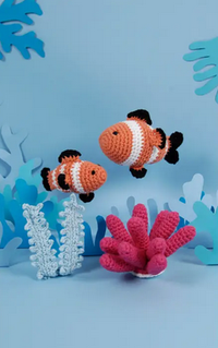 DMC Amigurumi Kit - Clowfish and Seaweed