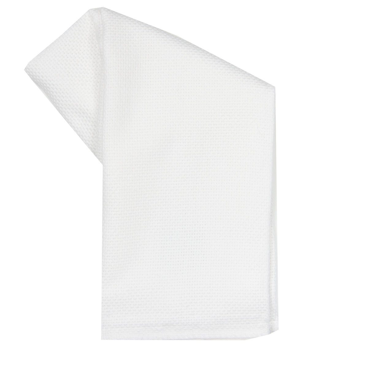 Tea Towel - Dunroven House Solid White Basket Weave