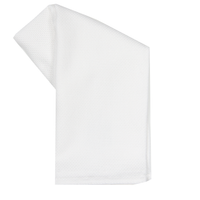 Tea Towel - Dunroven House Solid White Basket Weave