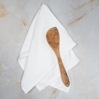 Tea Towel - Dunroven House Solid White Basket Weave