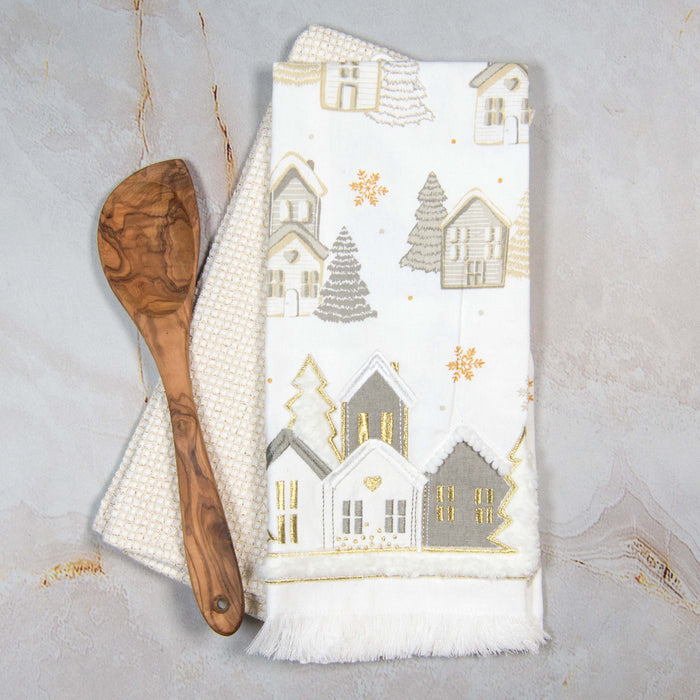Tea Towel Set of 2 - Winter Village