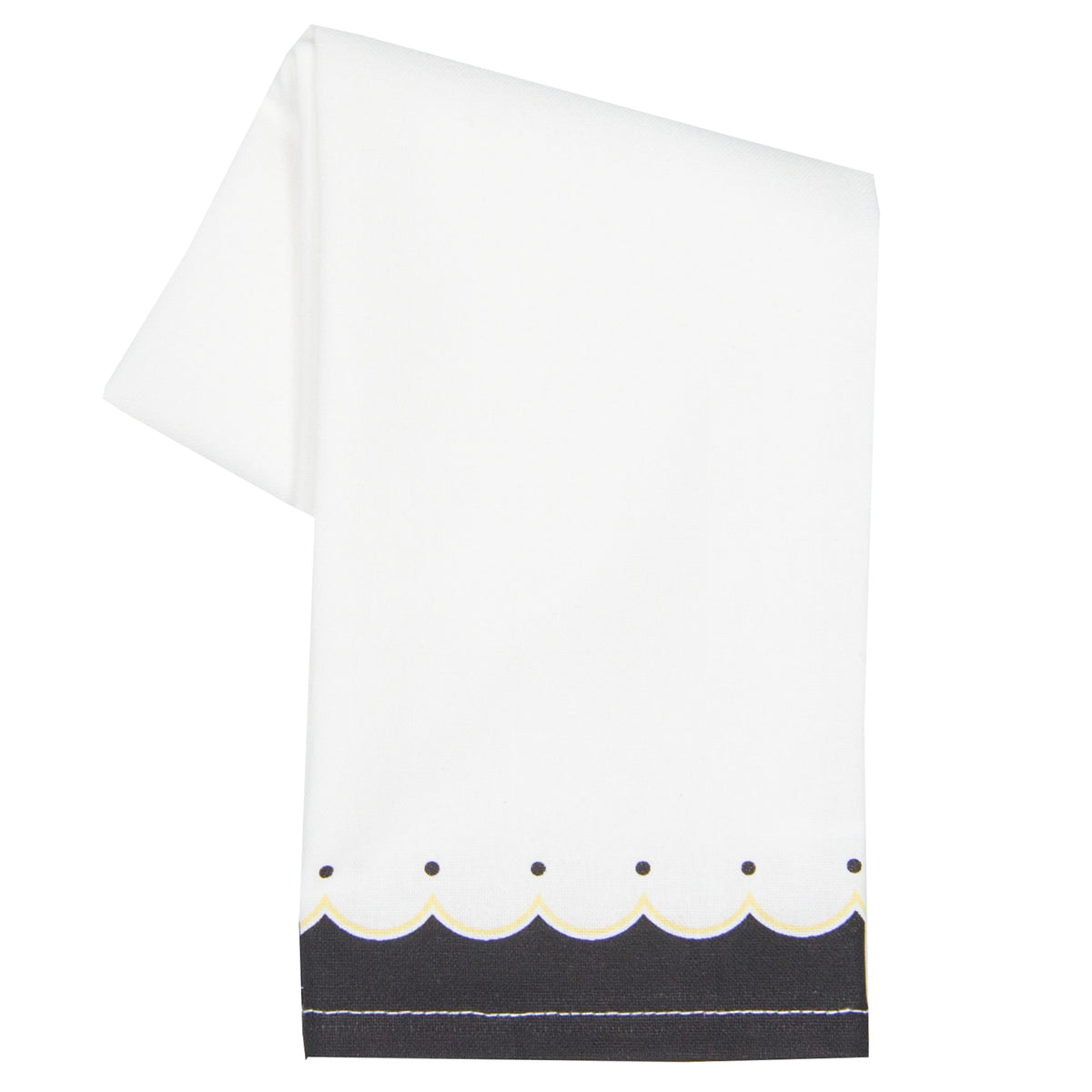 Tea Towel - Dunroven House Scallop Border Series