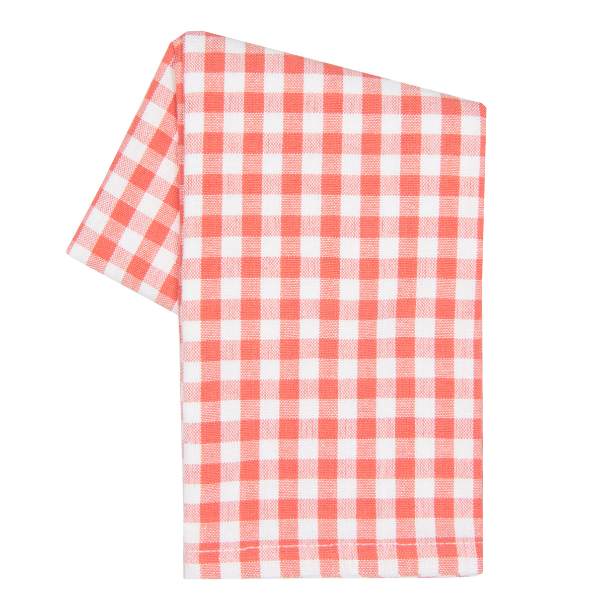 Tea Towel - Dunroven House Small Check on White