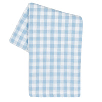Tea Towel - Dunroven House Small Check on White