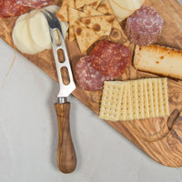 Olive Wood Slicing Cheese Knife