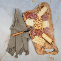 Olive Wood Semi Soft Cheese Knife