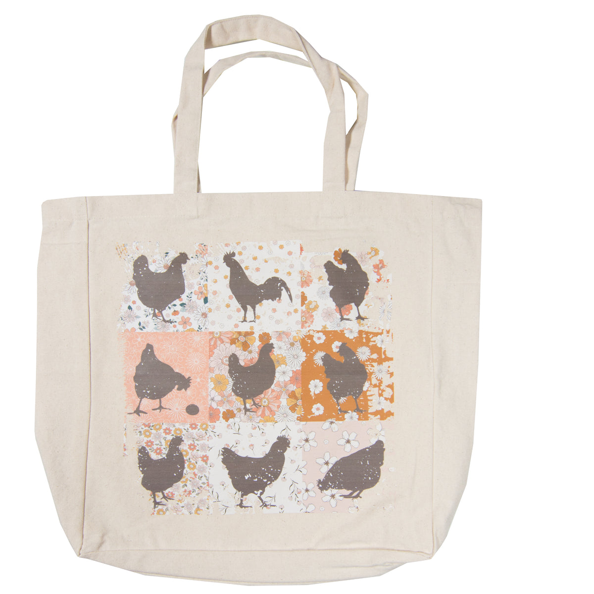 Tote Bag - Chicken Squares