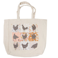 Tote Bag - Chicken Squares