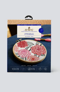 DMC Dahlias Embroidery Kit