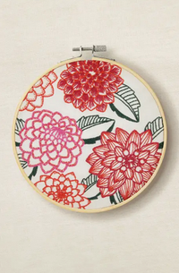 DMC Dahlias Embroidery Kit