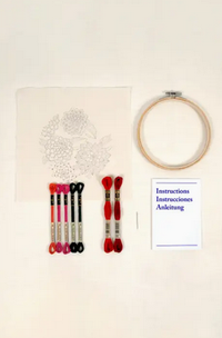 DMC Dahlias Embroidery Kit