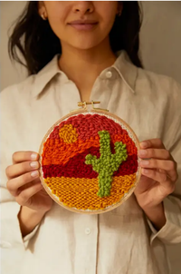 DMC Punch Needle Kit - Desert Scene