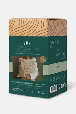 DMC Diamond Cushion Macrame Kit