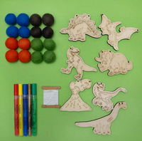 Wooden Garland Craft Kit - Dinosaurs