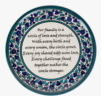 Hand-Painted Family Plate