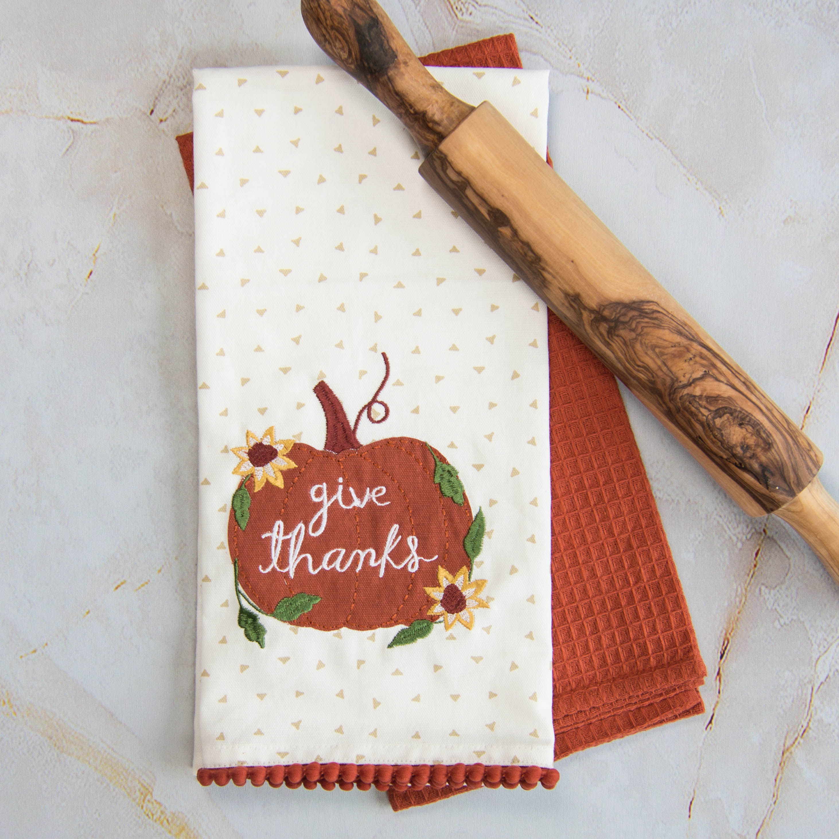 Tea Towel Set of 2 - Give Thanks – CoCo B. Kitchen & Home