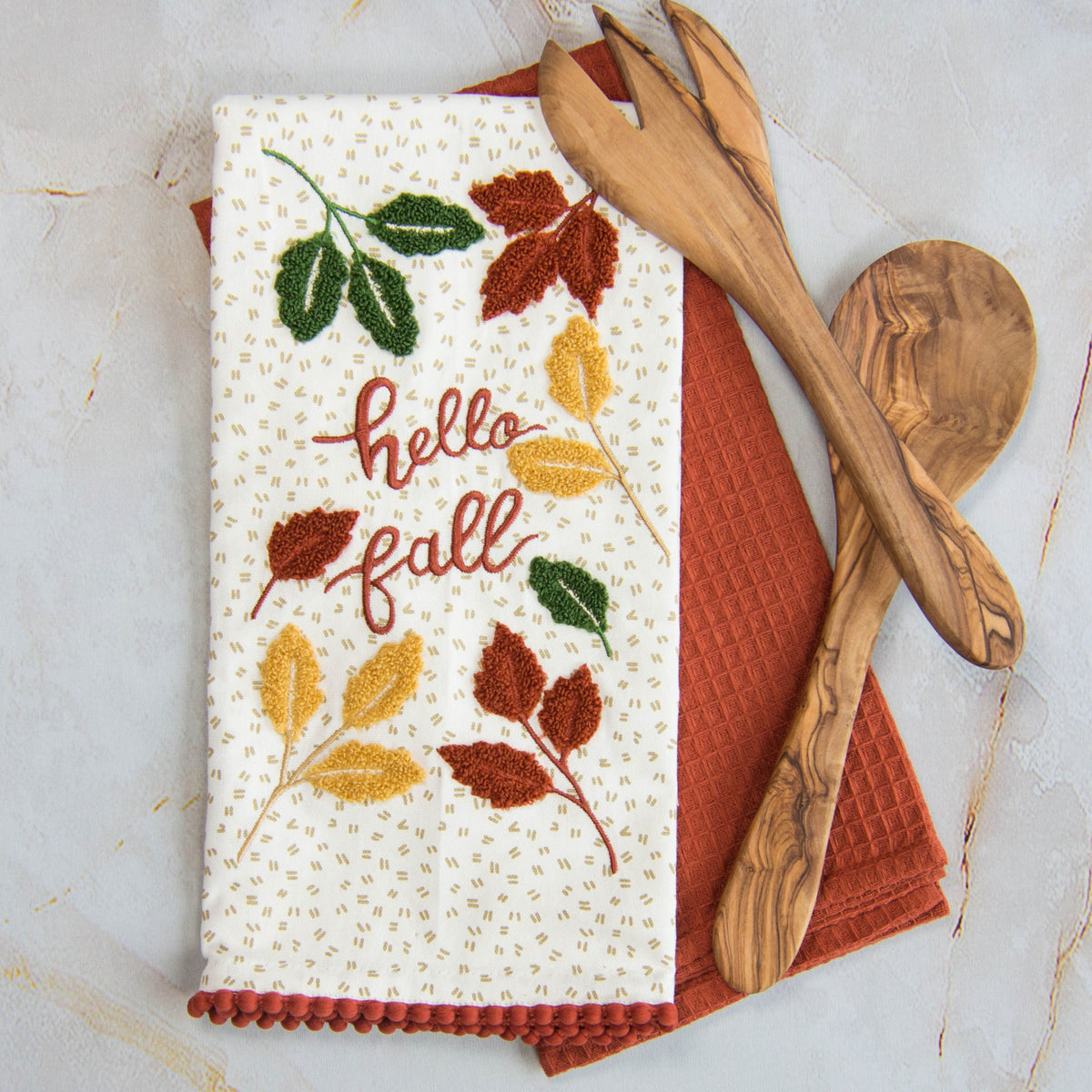 Tea Towel Set of 2 - Hello Fall