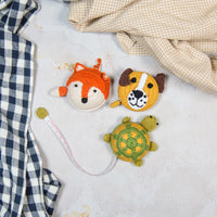 Handmade Crochet Turtle Measuring Tape