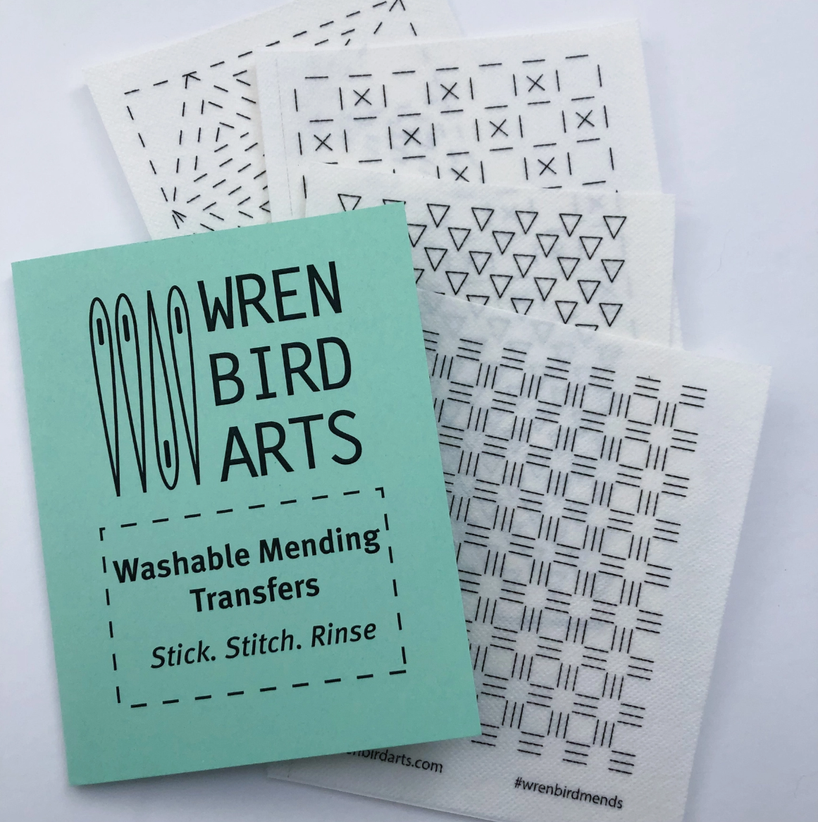 Embroidery Pattern Transfers - Mending Patterns Green Book