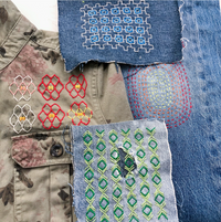Embroidery Pattern Transfers - Mending Patterns Lavender Book