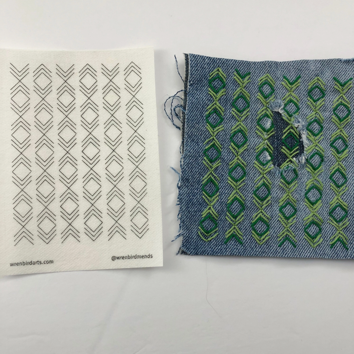 Embroidery Pattern Transfers - Mending Patterns Lavender Book