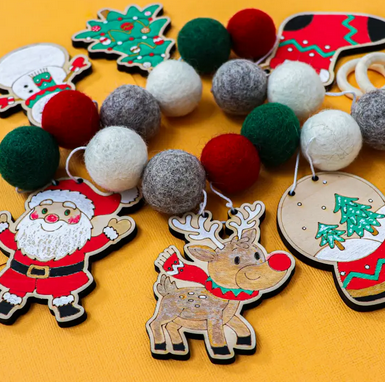 Wooden Garland Craft Kit - Very Merry Christmas