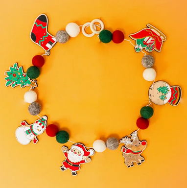 Wooden Garland Craft Kit - Very Merry Christmas