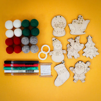 Wooden Garland Craft Kit - Very Merry Christmas