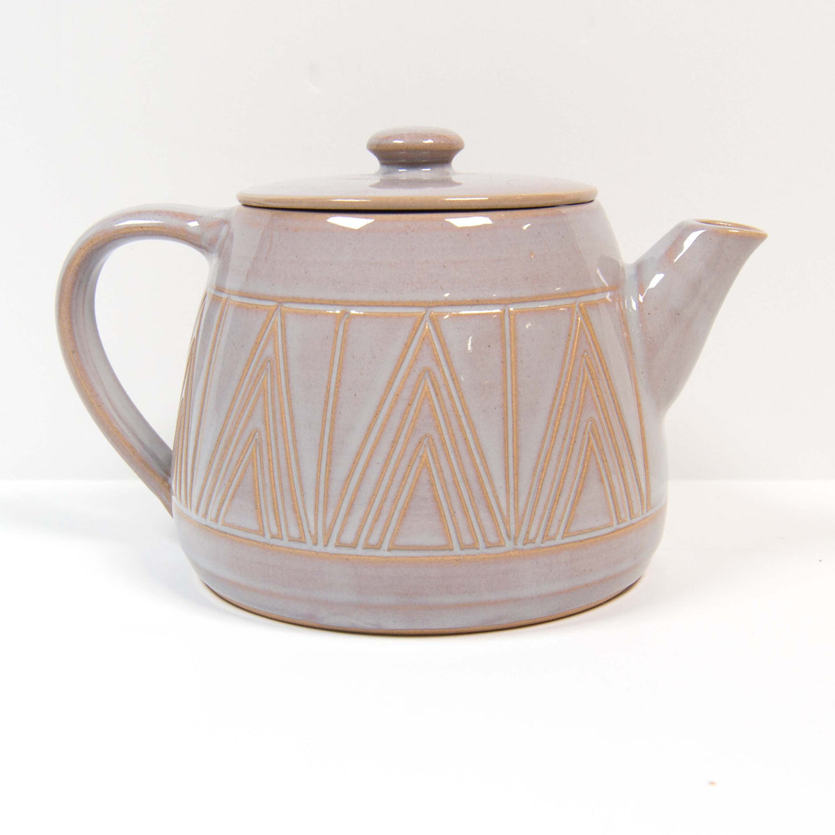 Artisan Crafted Mountain Peaks Tea Pot