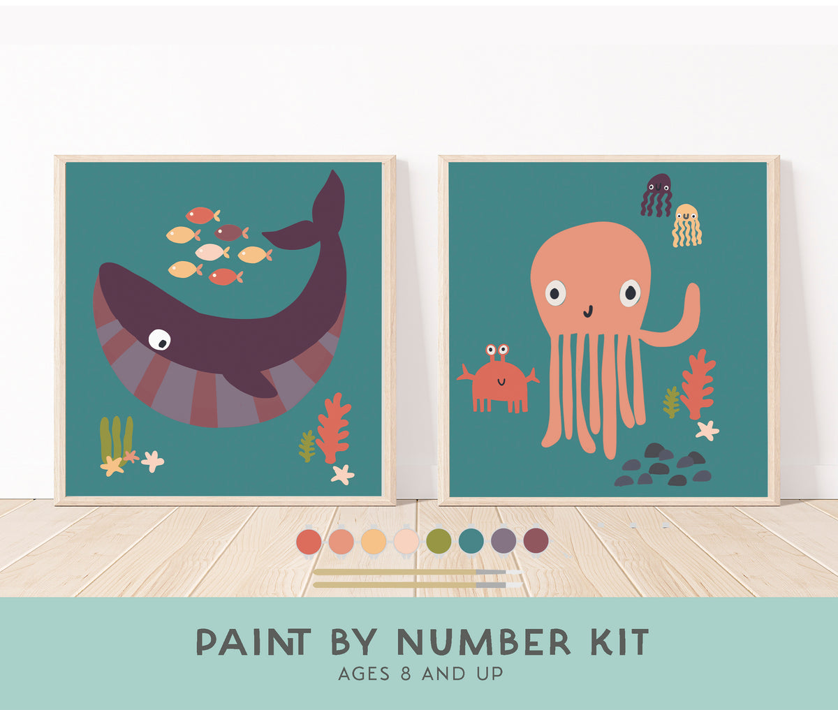 Breathe People Kid's Paint by Numbers Kit - Ocean
