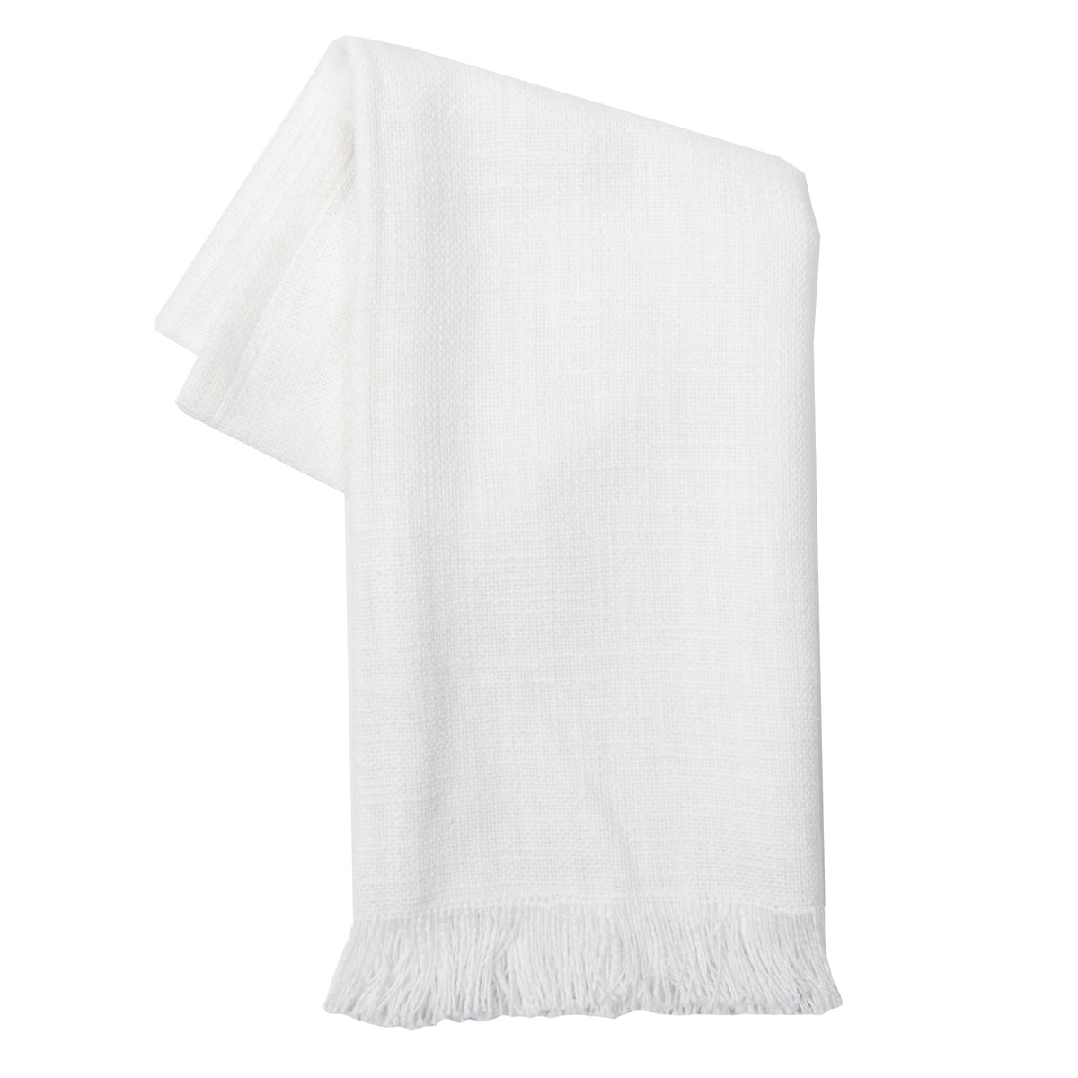 Tea Towel - Dunroven House Slub Texture Solid Frayed Towel