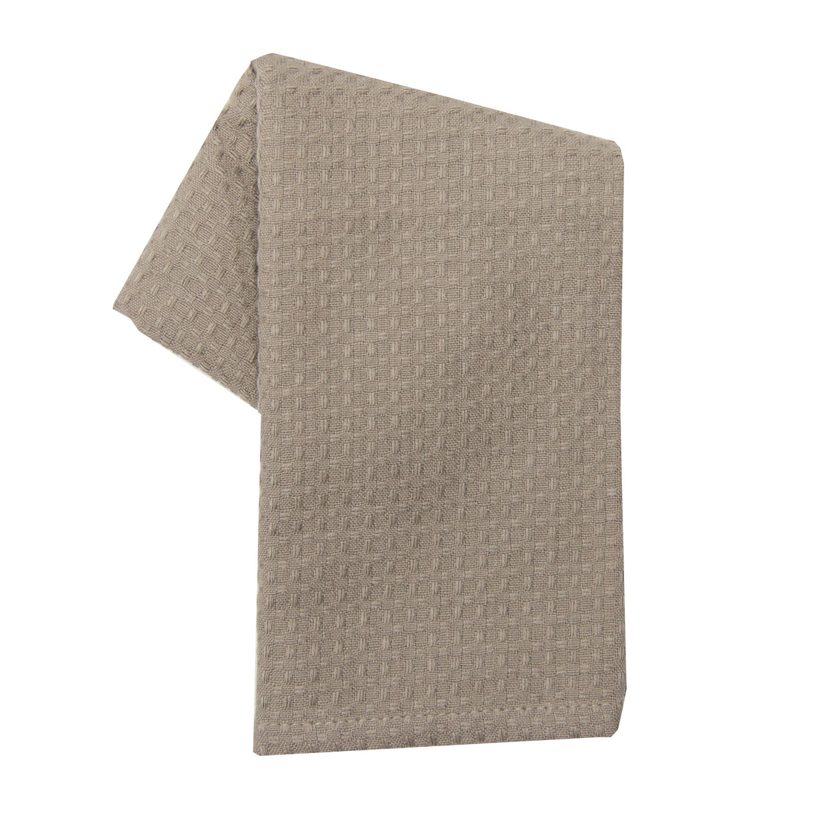Dunroven House Waffle Weave 20x28 Tea Towel- White