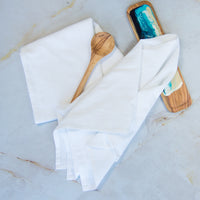 Tea Towel - Dunroven House Solid White Floursack