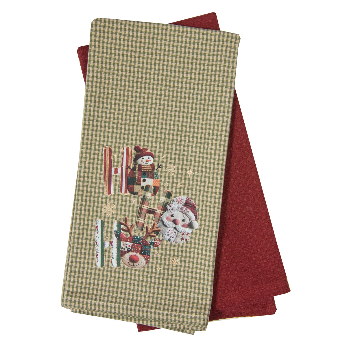 Tea Towel Set of 2 - Ho Ho Ho Santa