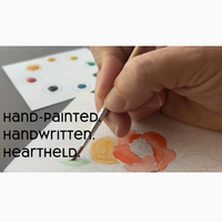 Breathe People Watercolor Postcards Kit - Holiday