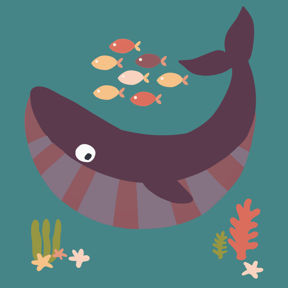 Breathe People Kid's Paint by Numbers Kit - Ocean