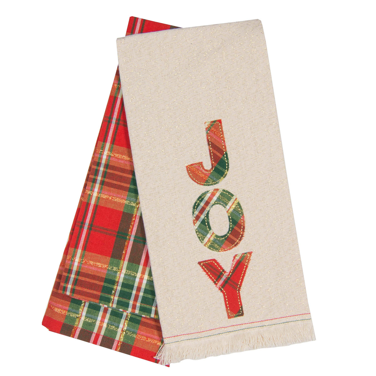 Tea Towel Set of 2 - Plaid Joy
