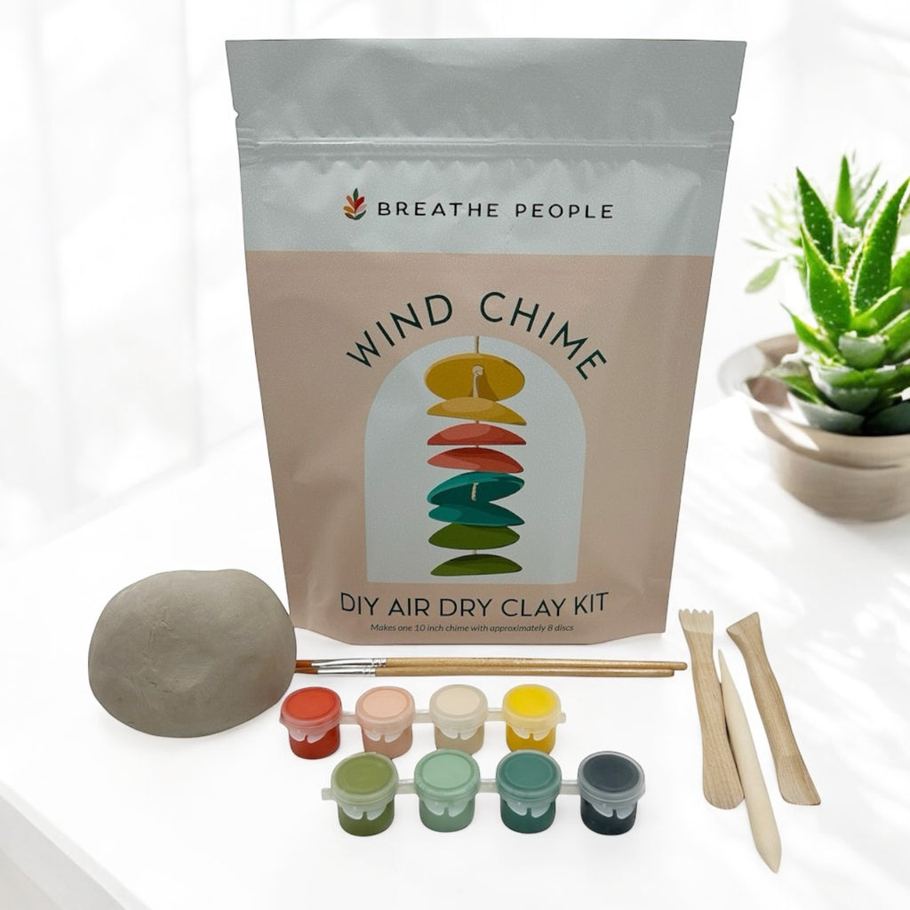 Breathe People Air Dry Clay Kit - Wind Chimes – CoCo B. Kitchen & Home