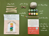 Breathe People Air Dry Clay Kit - Wind Chimes