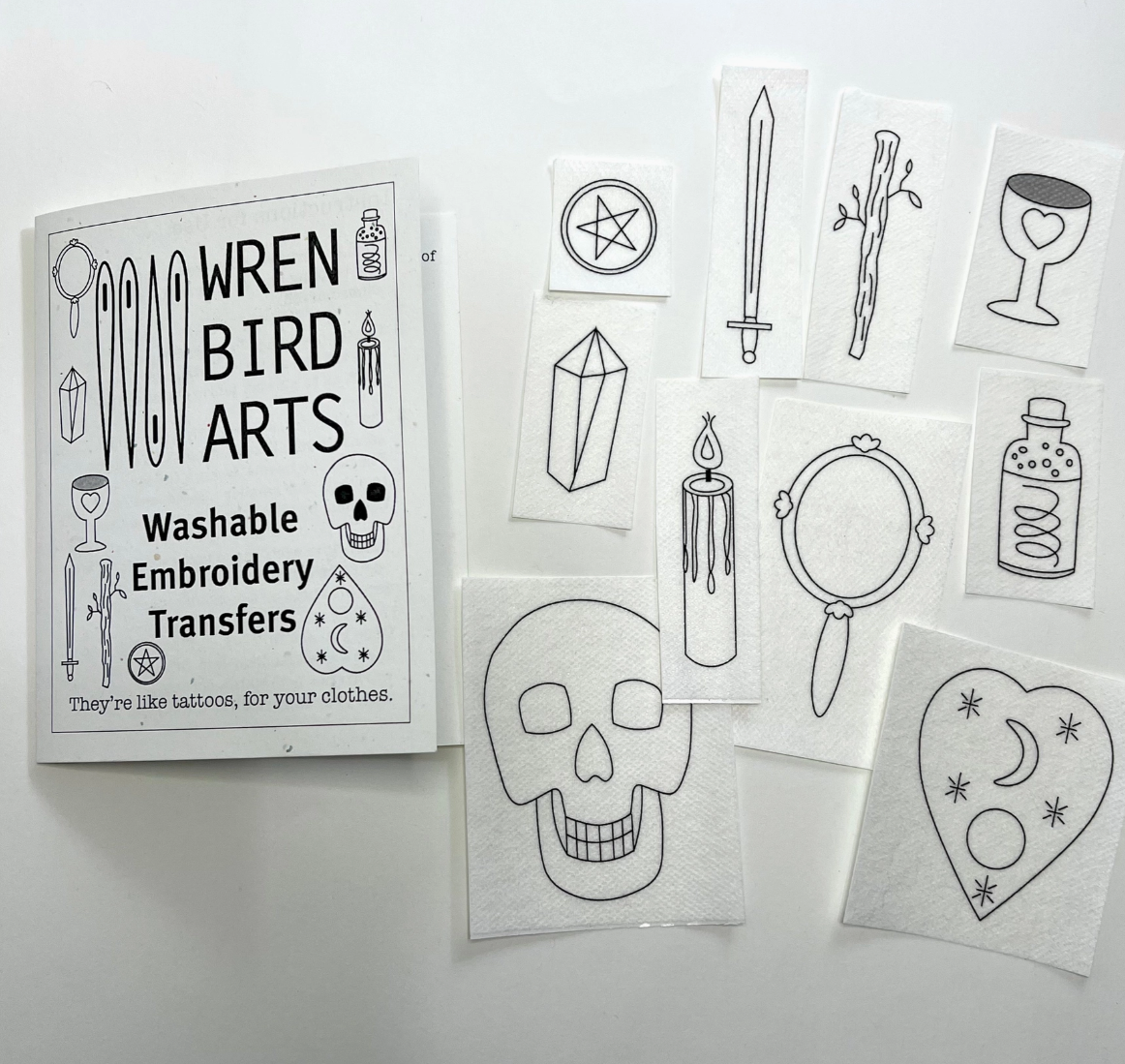 Embroidery Pattern Transfers - Witchy