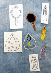 Embroidery Pattern Transfers - Witchy