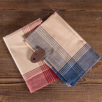 Tea Towel - Dunroven House McLeod Color Border on Tea Dye