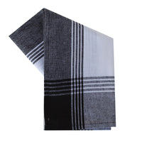 Variety Towel Set - Black and White Set of 4