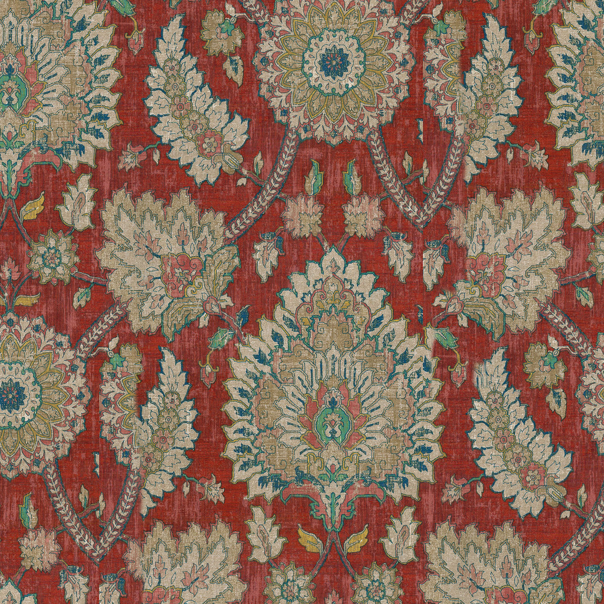 Waverly Castleford -Garnet 680511 Upholstery Fabric