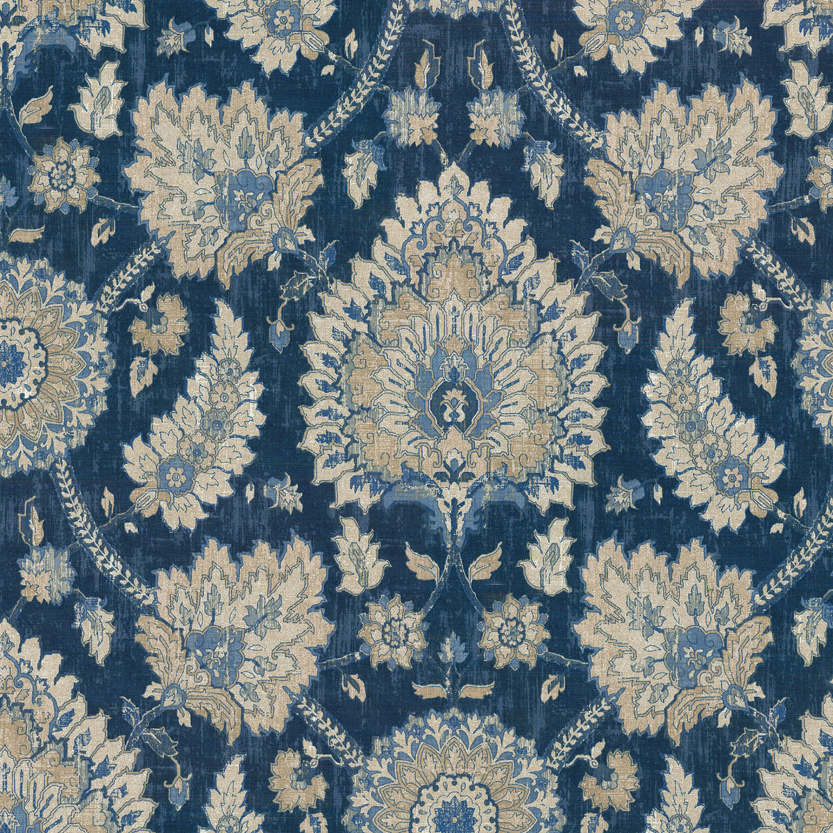 Waverly Castleford - Indigo 680510 Upholstery Fabric