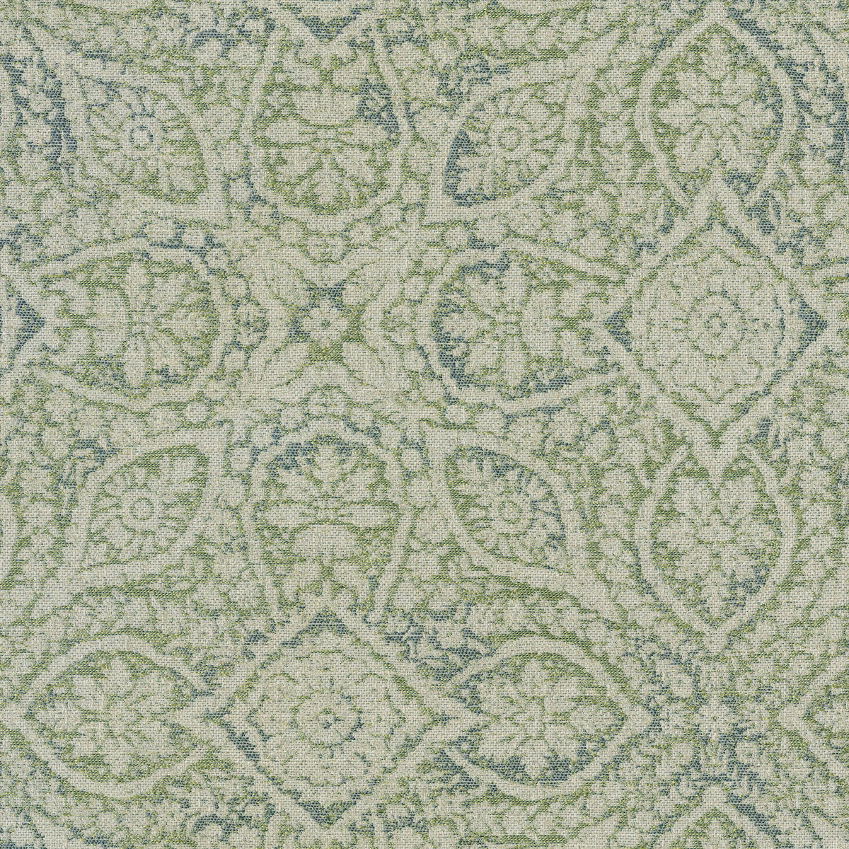P/K Lifestyles Damask Foliage - Spring 411501 Upholstery Fabric