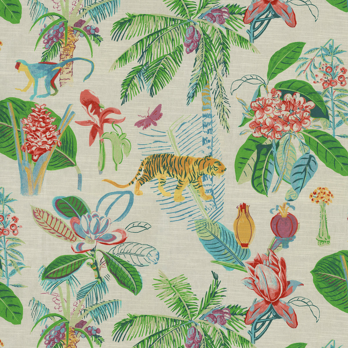 Tommy Bahama Home Heavenly Kingdom - Leafy 802791 Fabric Swatch