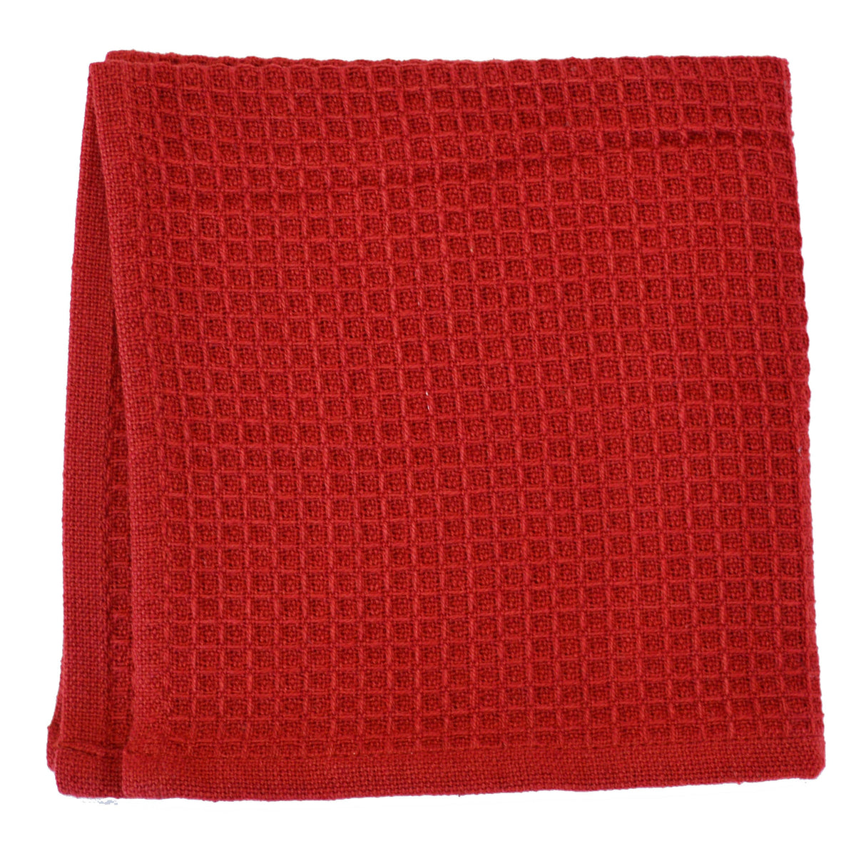 13×13 Waffle Weave Dish Cloth - Bright Red – Miller's Dry Goods